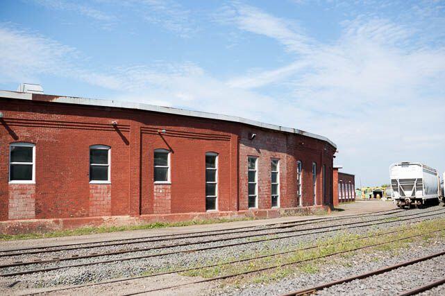 Photo of the Joffre Roundhouse today